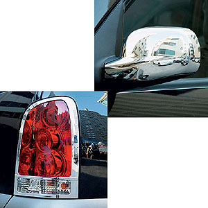 [ Rexton auto parts ] Chrome Molding set Mirror cover and tail light Made in Korea